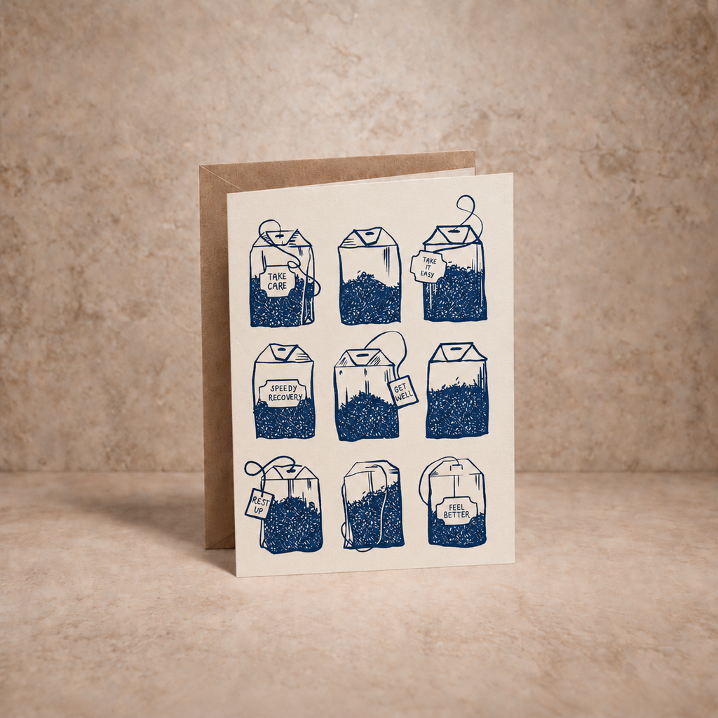 Take Care Teabag Card