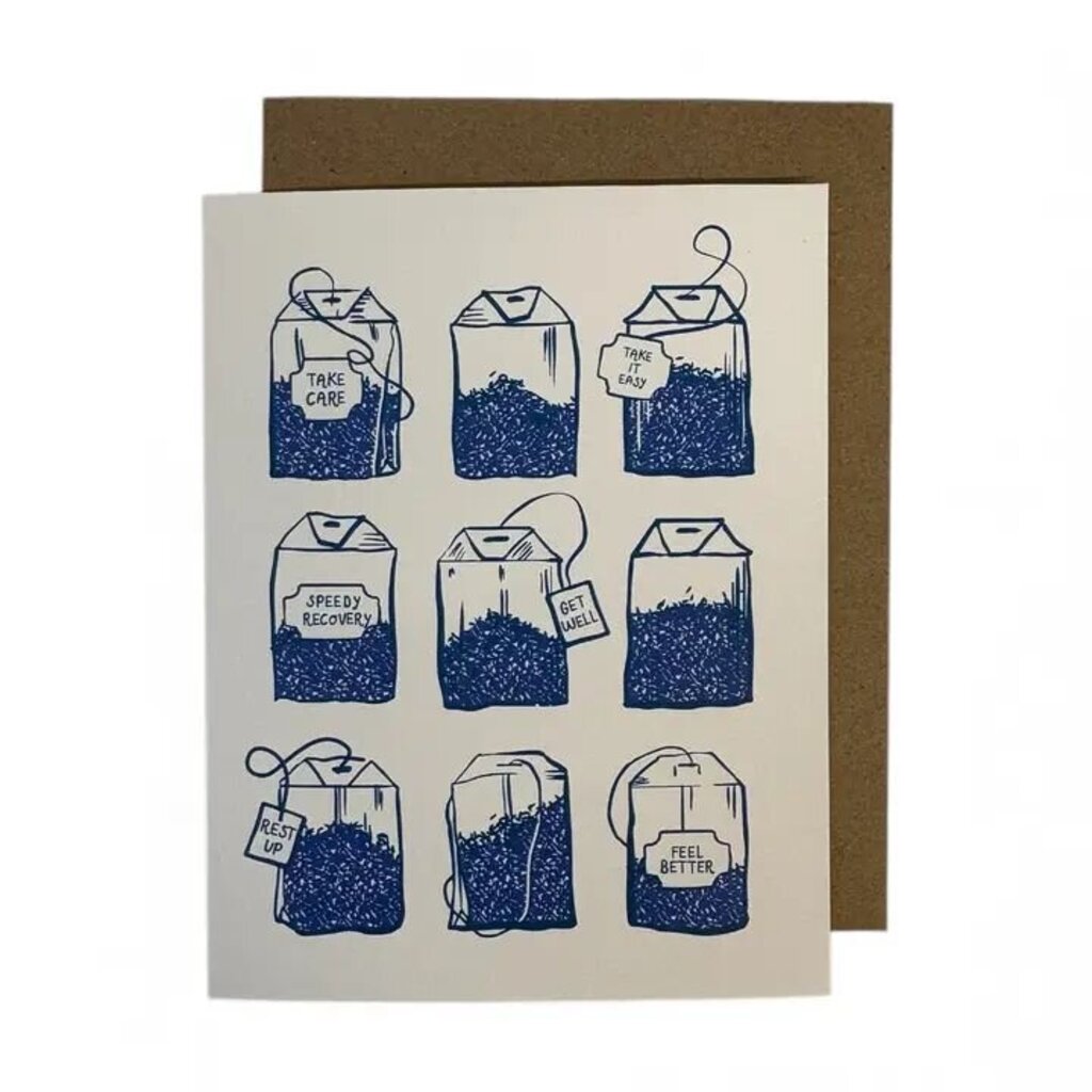 Take Care Teabag Card