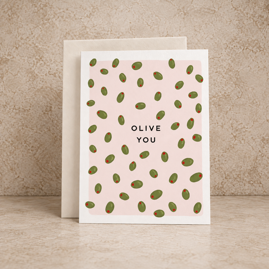 Olive You Card