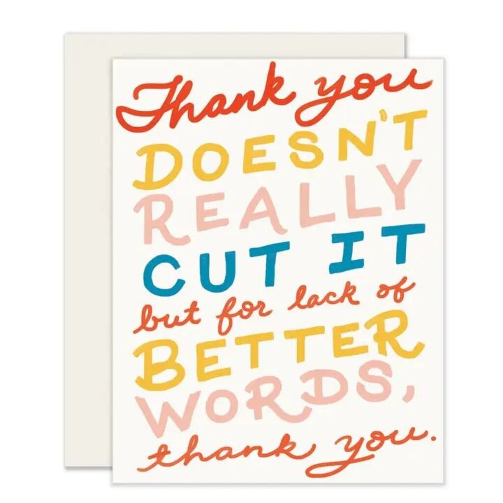 No Better Words Card