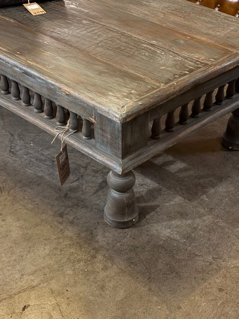 Gorgeous Carved Wood Coffee Table