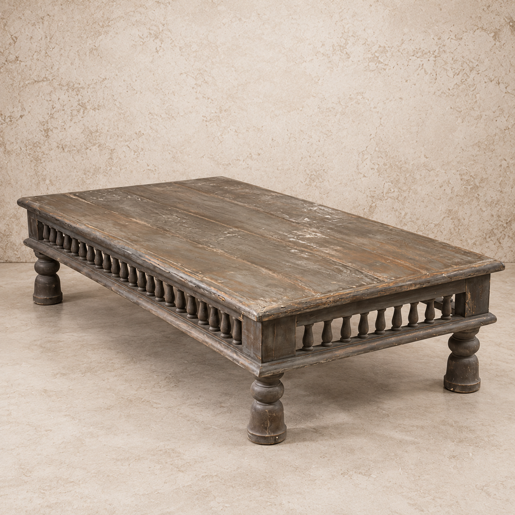 Gorgeous Carved Wood Coffee Table