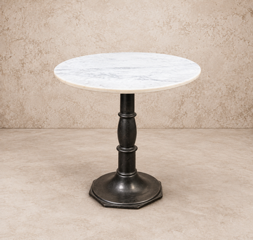 Beautiful Iron Table w/ Marble Top