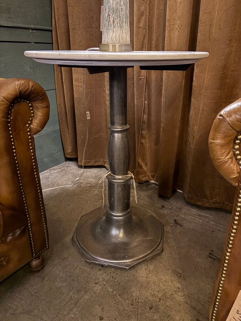Beautiful Iron Table w/ Marble Top