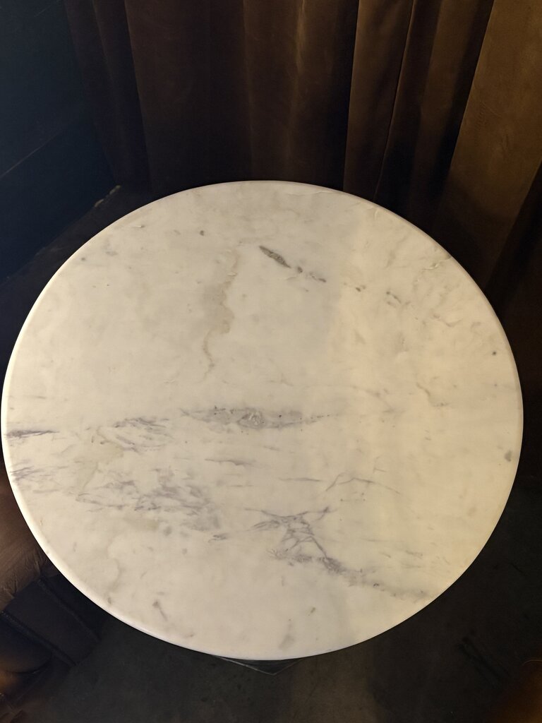 Beautiful Iron Table w/ Marble Top
