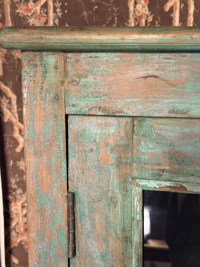 Gorgeous Old Wood 4 Door Cabinet
