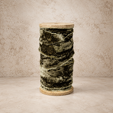 Beautiful Olive Velvet Ribbon