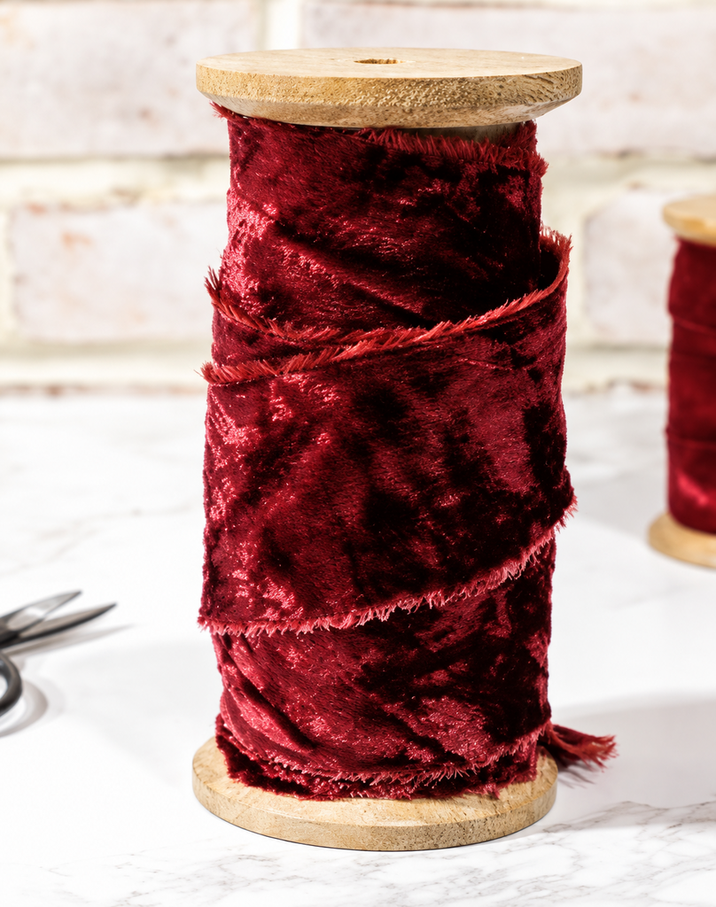 Pretty Red Velvet Ribbon