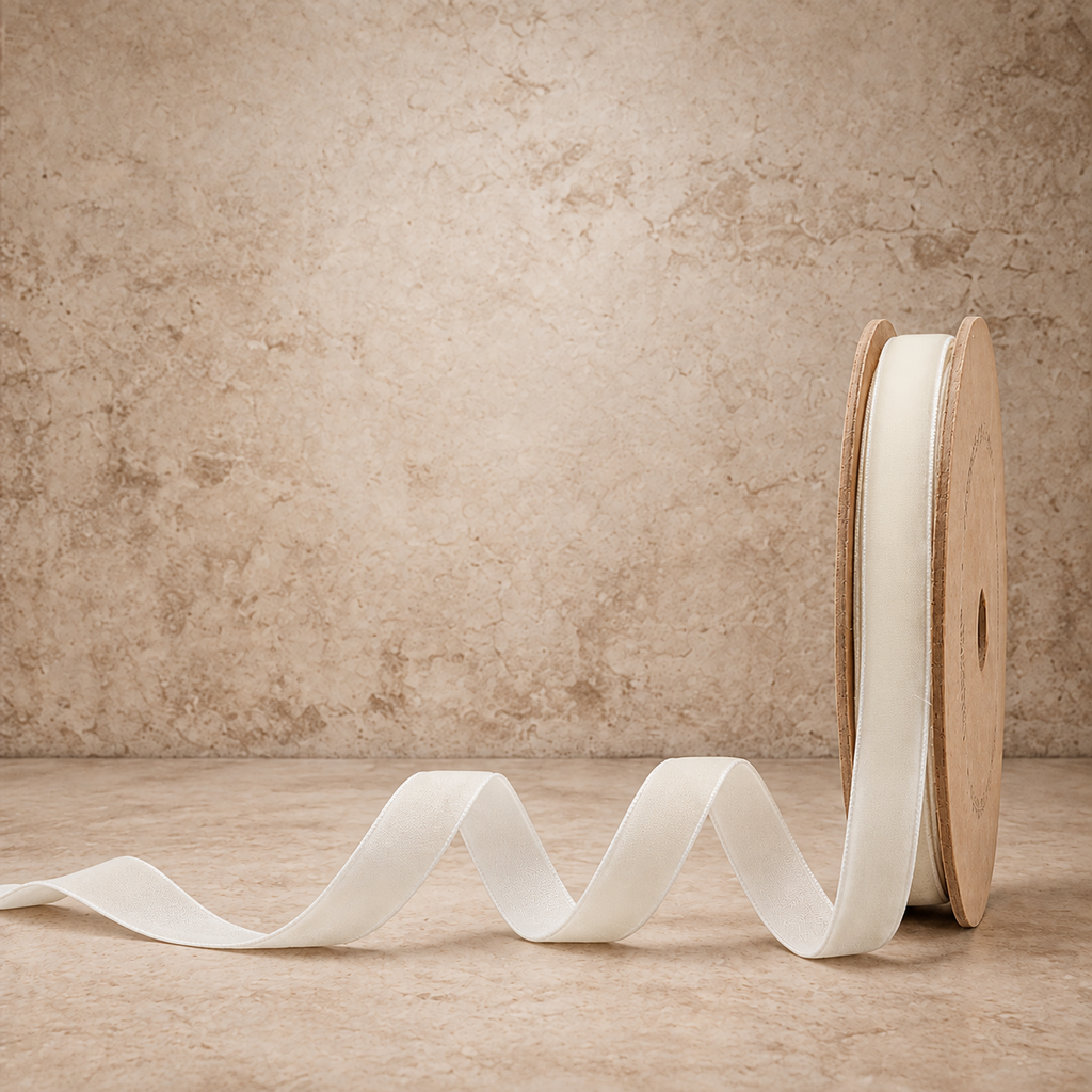Parchment Velvet Ribbon