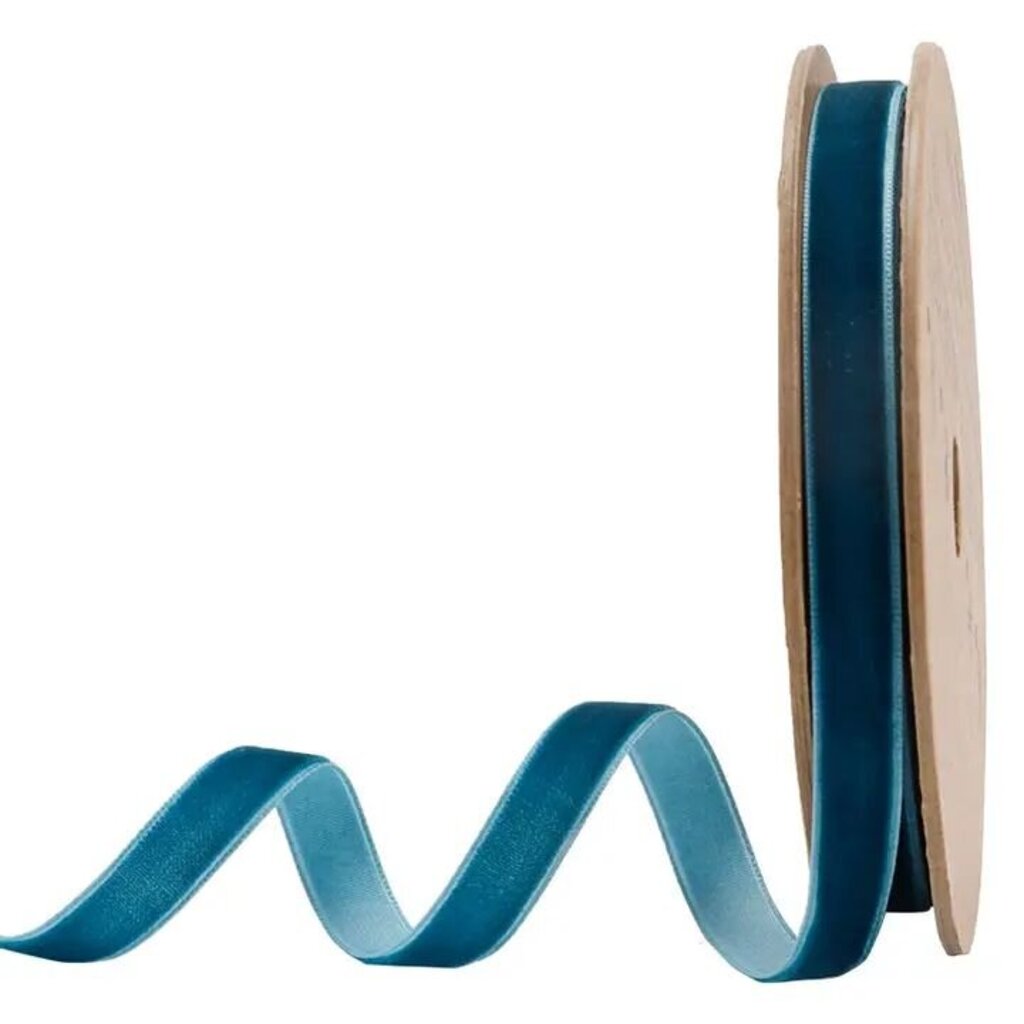 Peacock Velvet Ribbon