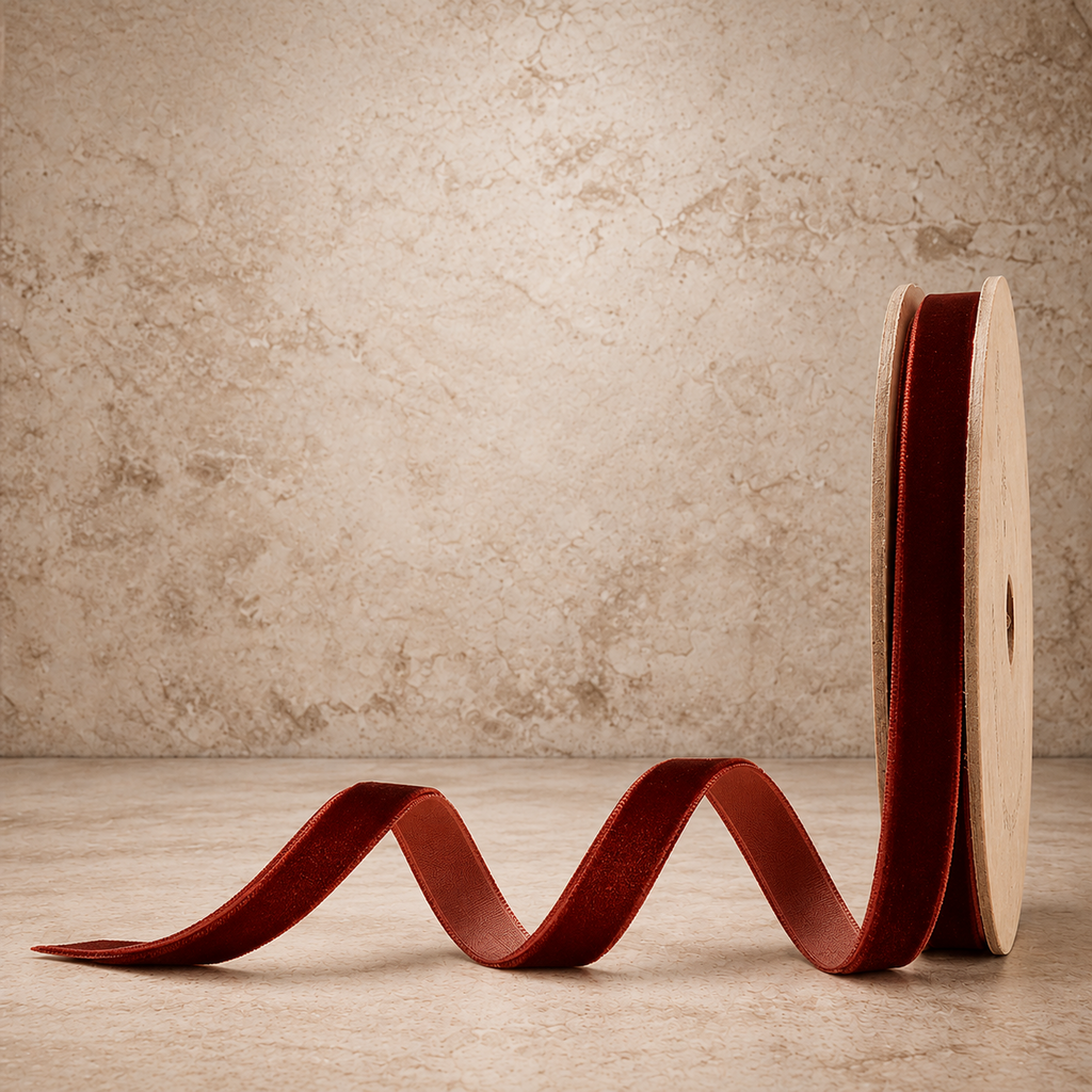 Gingerbread Velvet Ribbon