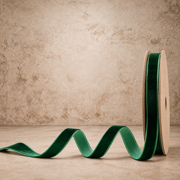 Spruce Velvet Ribbon