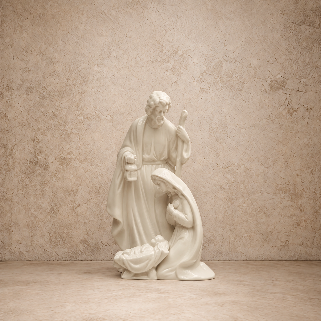 Beautiful White Stoneware Family