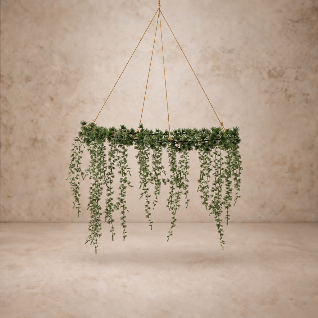 Faux Cedar Hanging Wreath