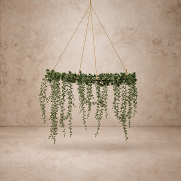 Faux Cedar Hanging Wreath