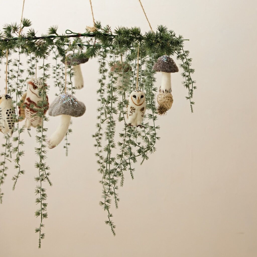 Faux Cedar Hanging Wreath