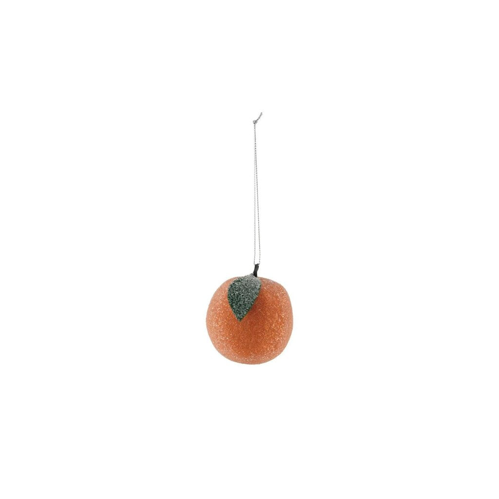 Paper Mache Orange Ornament