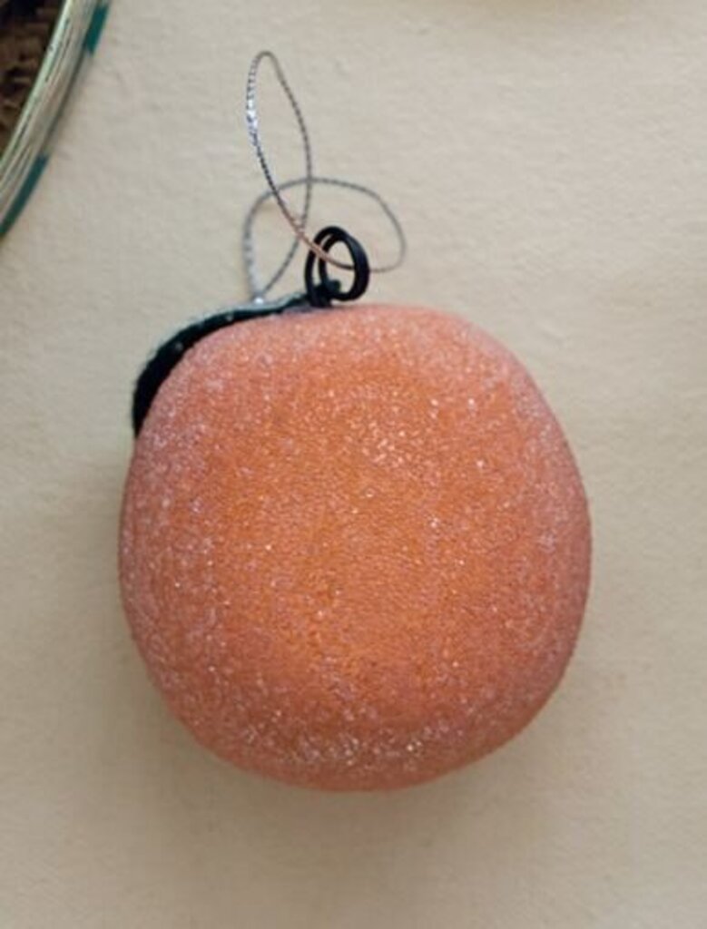 Paper Mache Orange Ornament