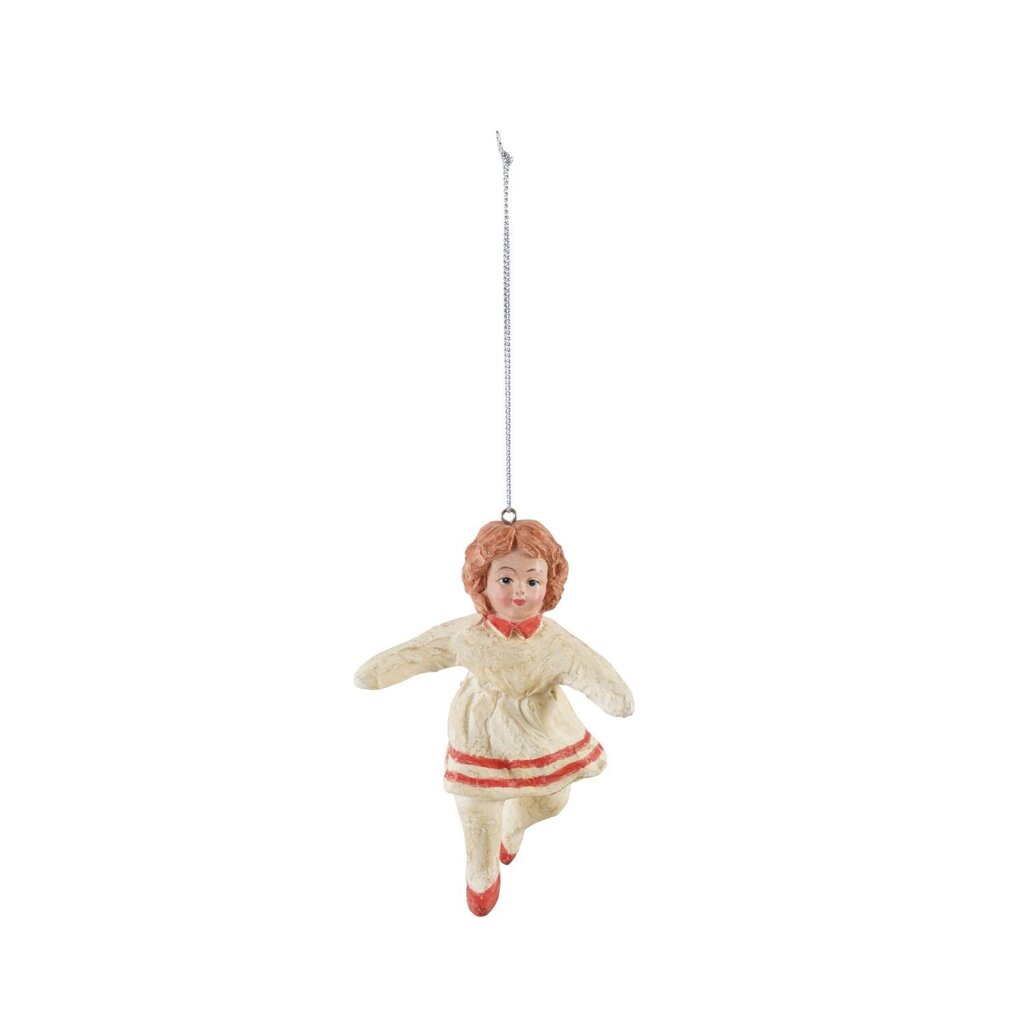 Paper Mache Girl Ornament