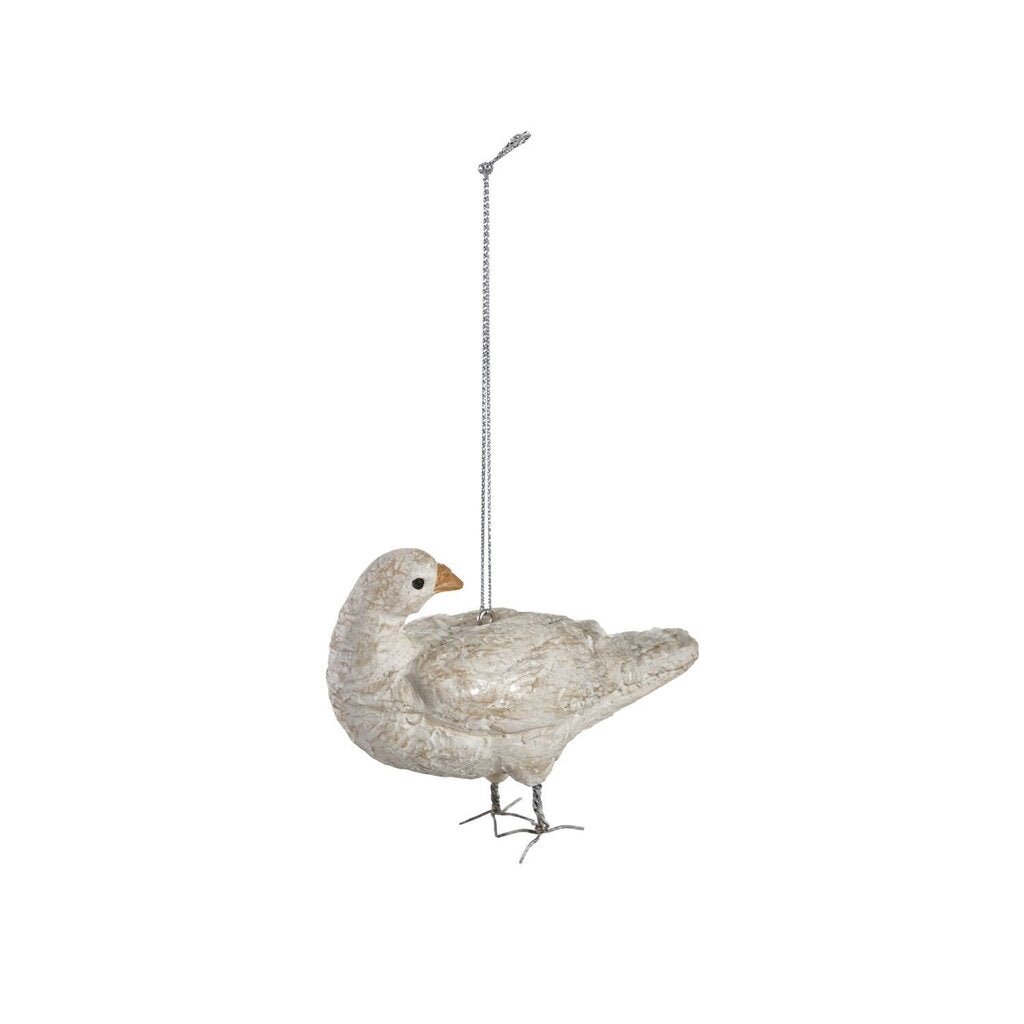 Paper Mache Dove Ornament