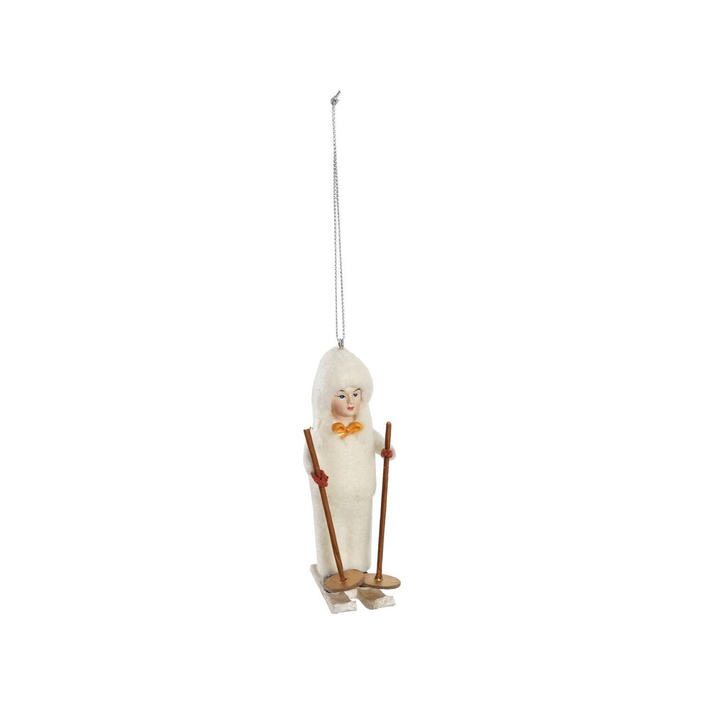 Resin Child Skiing Ornament