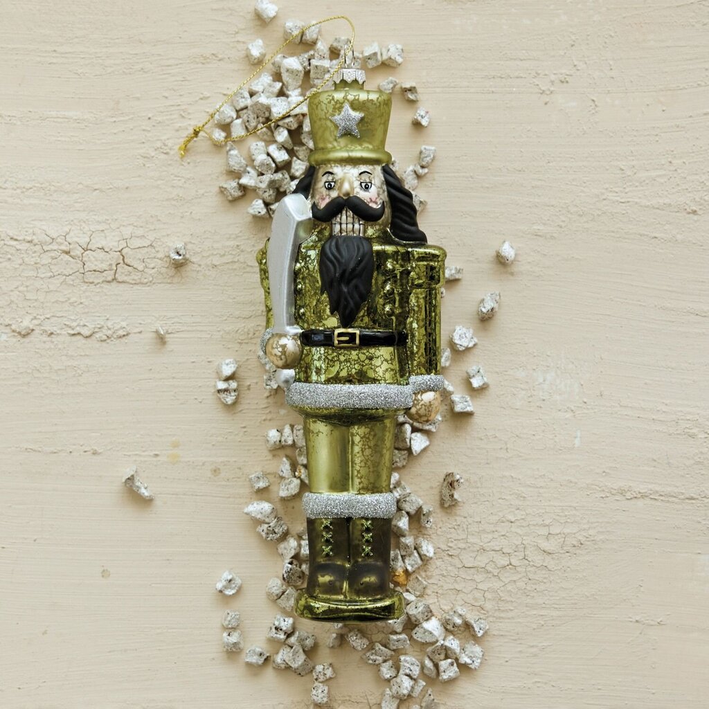 Glass Soldier Ornament