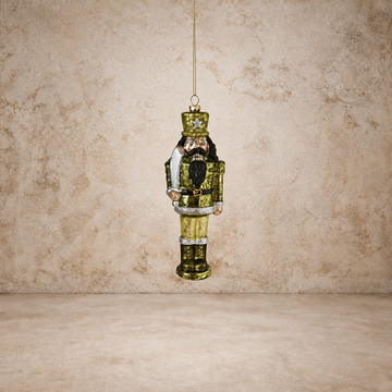 Glass Soldier Ornament