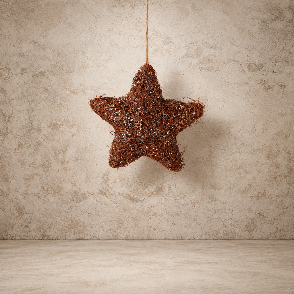 Grass Star Ornament