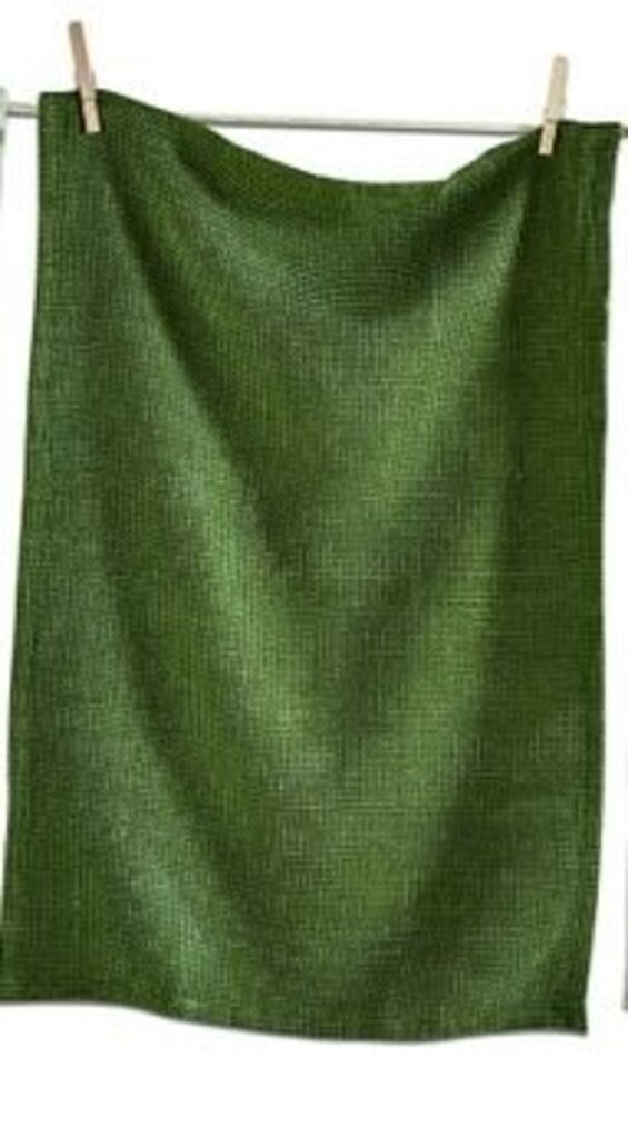 Olive Cotton Tea Towel