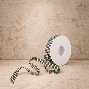 Pine Gingham Ribbon