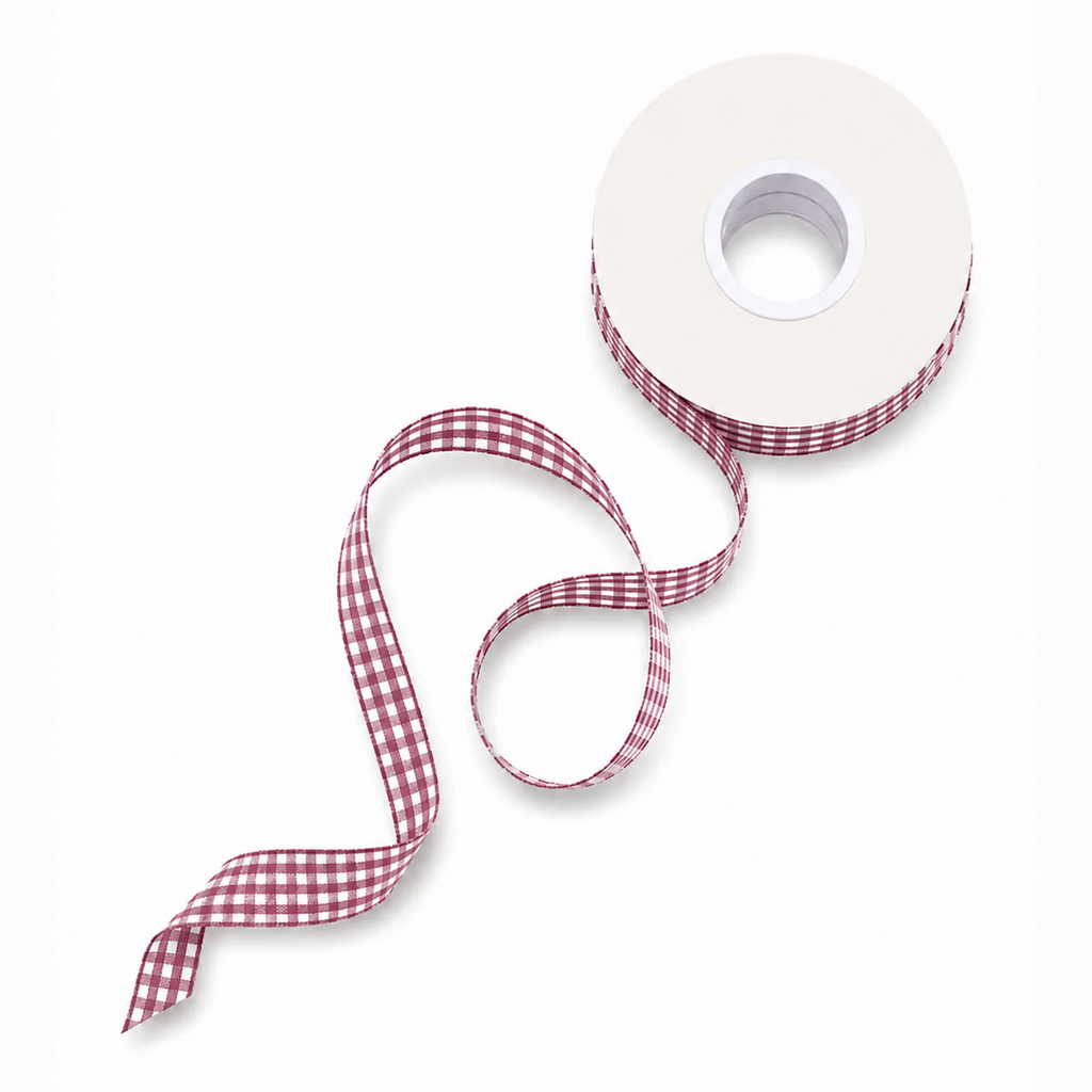 Berry Gingham Ribbon