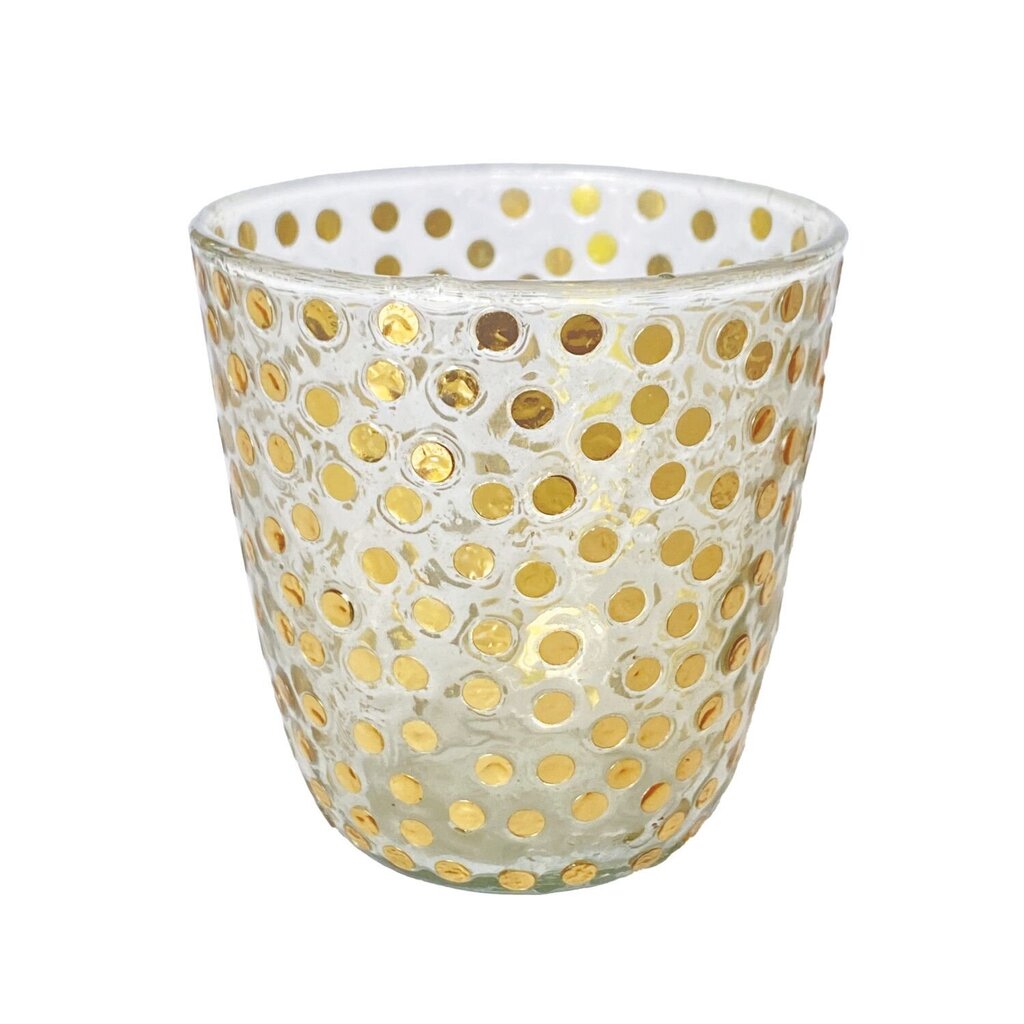 Embedded Gold Sequin Votive