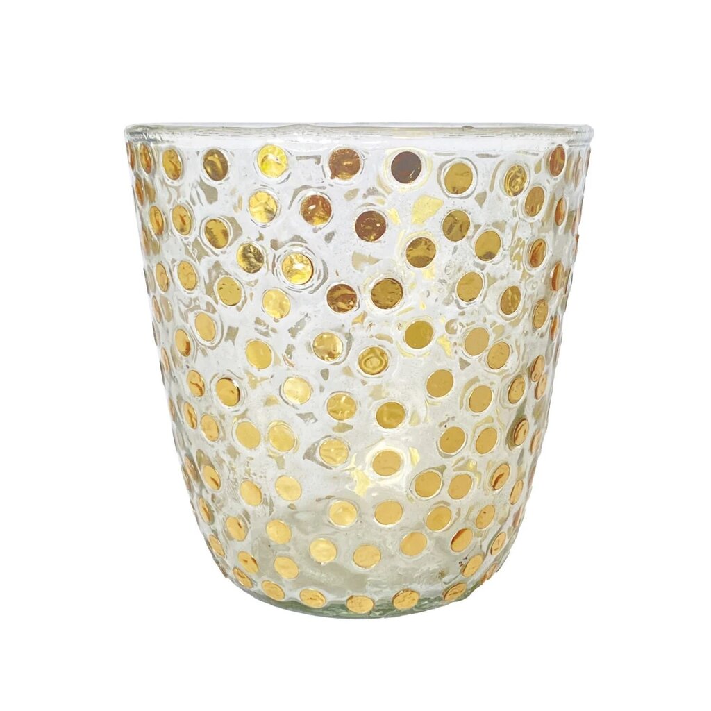 Embedded Gold Sequin Votive