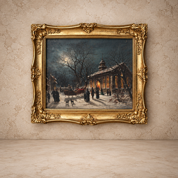Winter Township & Warm Tidings Framed Art