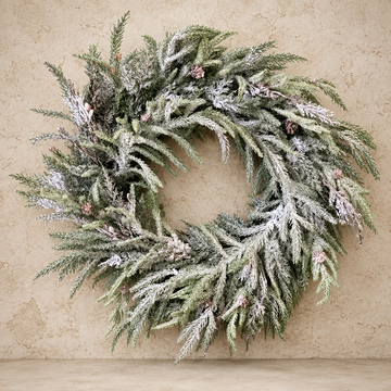 Snowdrift Norfolk Pine Wreath