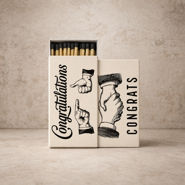"Congrats" Matchbox