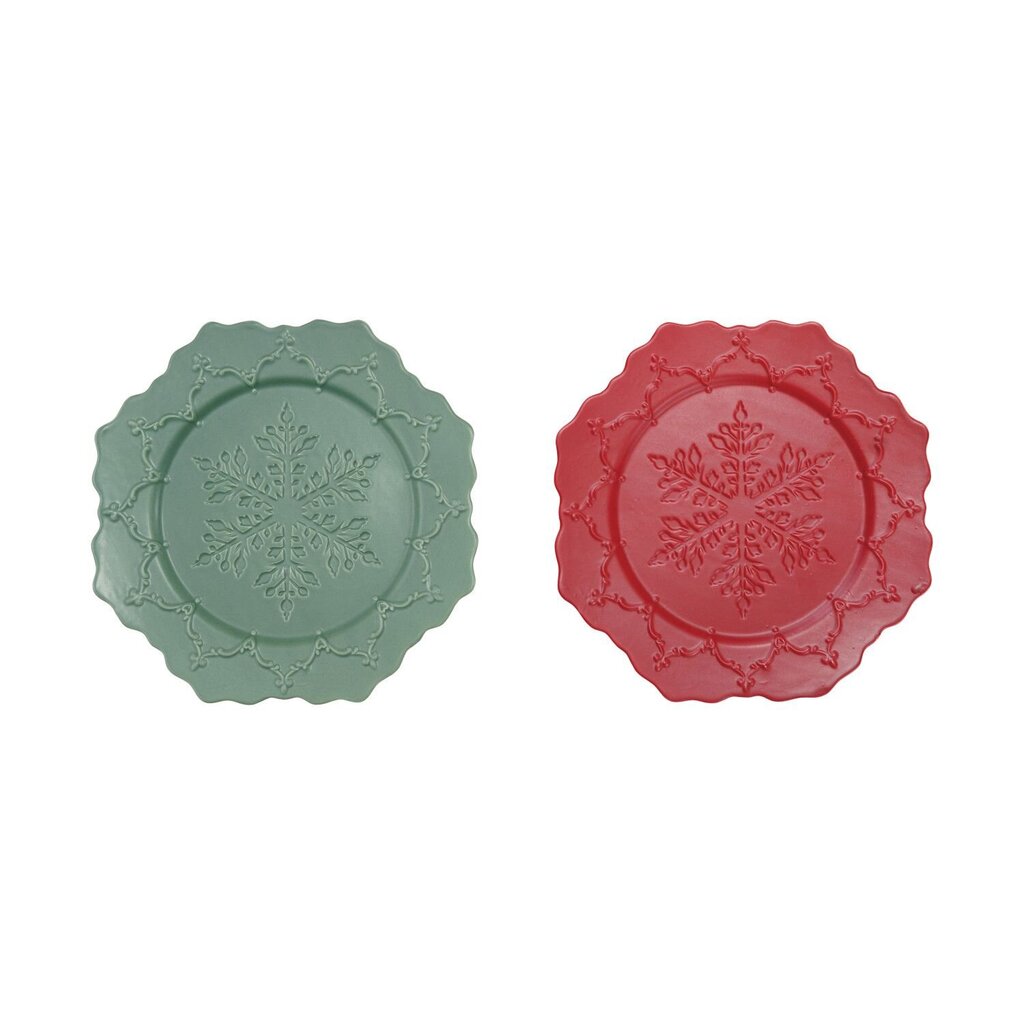 Ceramic Scalloped Octagon Shaped Plate