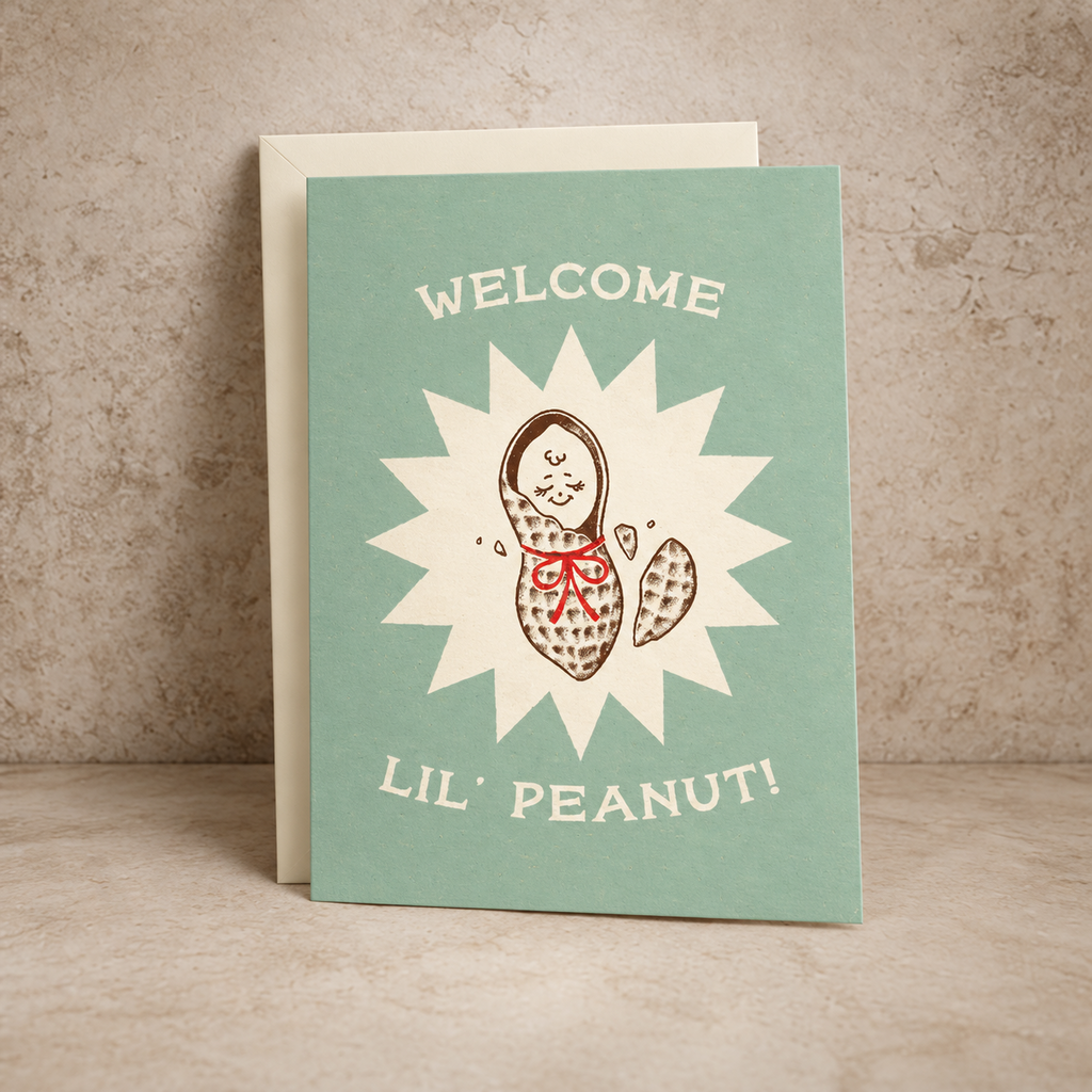 Lil' Peanut Baby Card