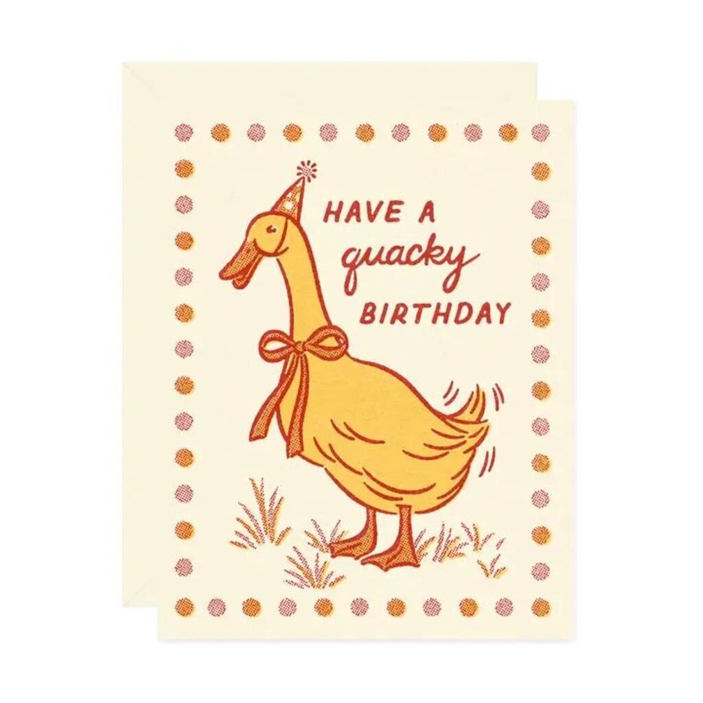 Quacky Duck Birthday Card