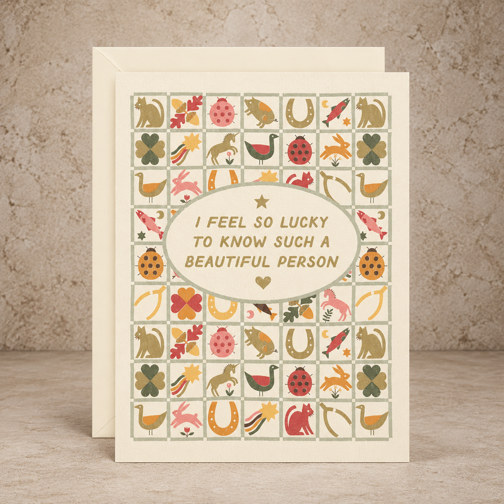 Lucky Quilt Card