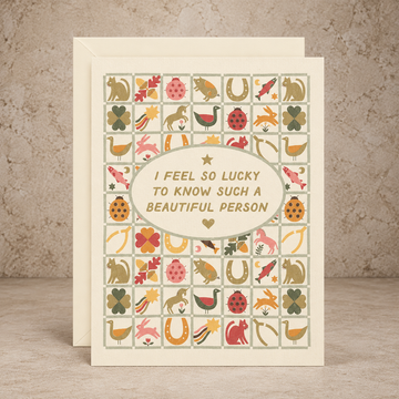 Lucky Quilt Card