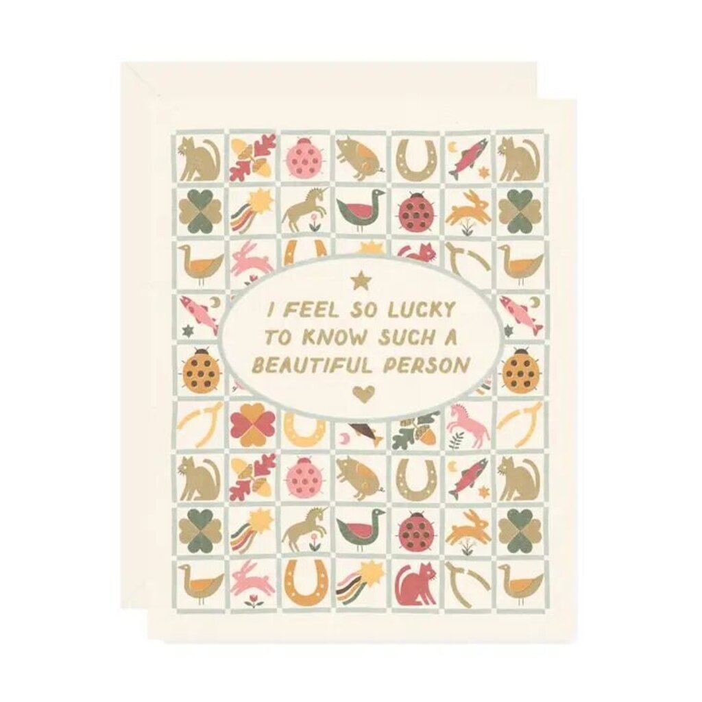 Lucky Quilt Card
