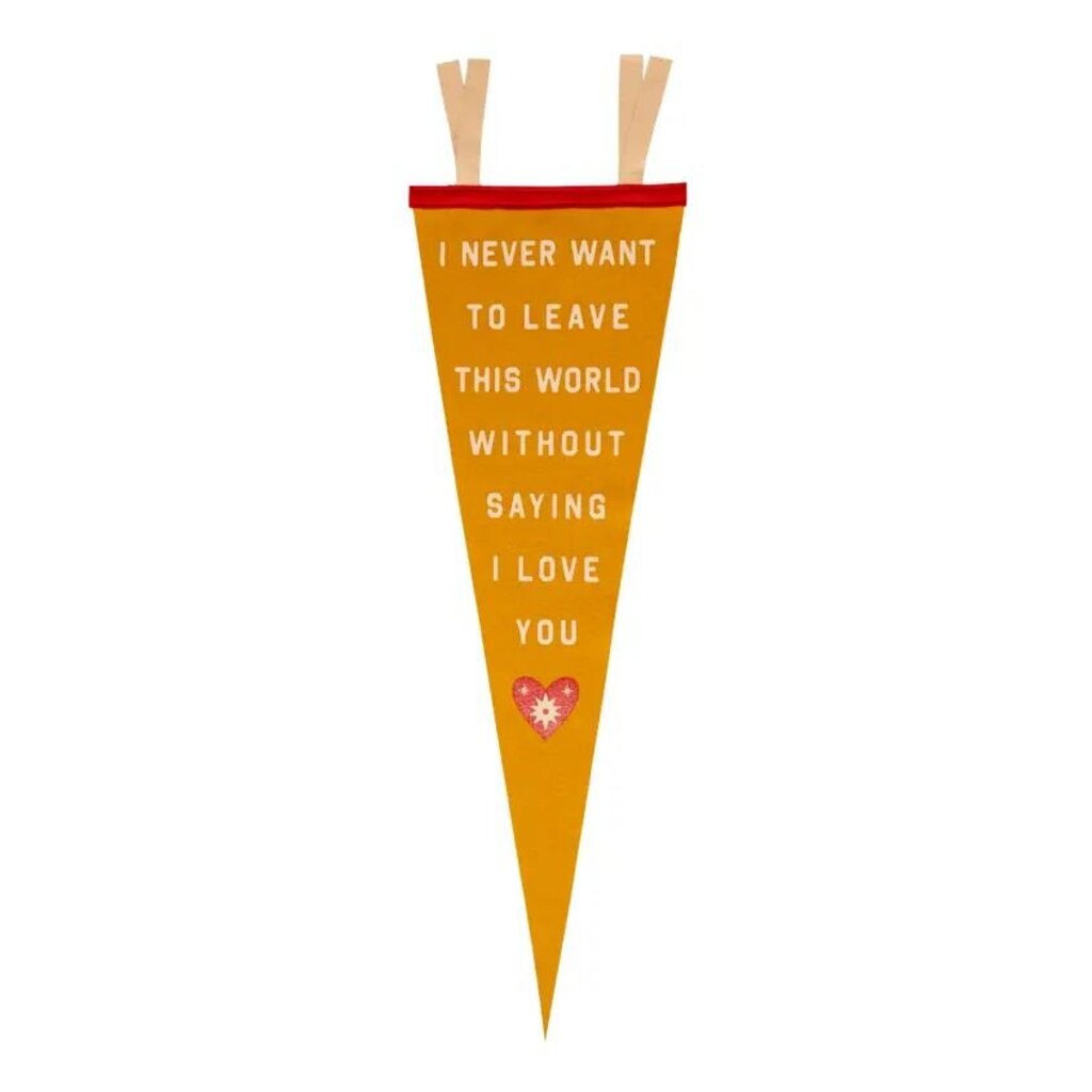 I Never Want To Leave This World Pennant