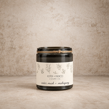 Cedar Musk + Mahogany Soy Candle