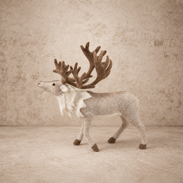 Faux Fur Standing Caribou