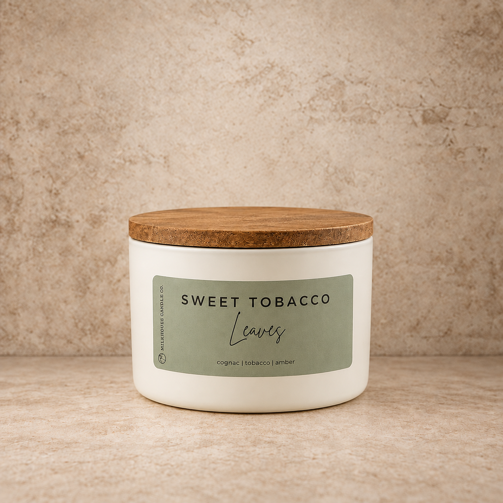 Sweet Tobacco Leaves Soy Wax Candle