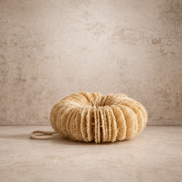 Natural Loofah Ring Dish Scrubber