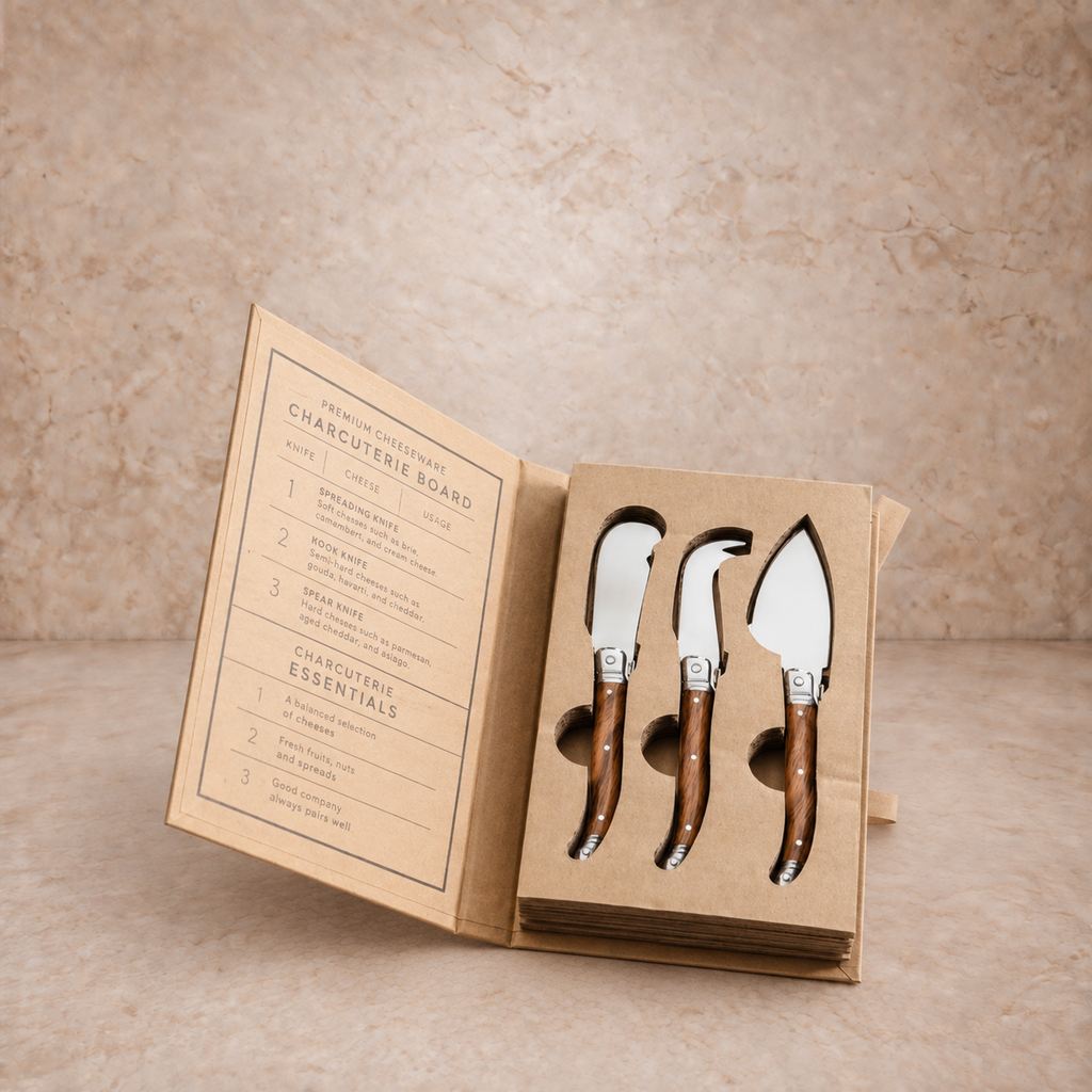 Wood Grain Cheese Knife Set