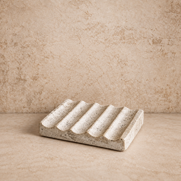 Beige Marble Soap Holder