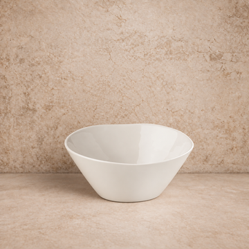 Linen Cream Deep Bowl